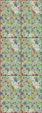 Çiçekli el, pürüzsüz desen çizmiş. Modern gelişim, nötr raster arka plan duvar kağıdı çizimi, klasik çizgi, desenli desenli çiçekler, çiçekli süsler..