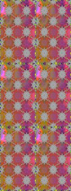 Kusursuz bir arka plan modeli. Suluboya, elle çizilmiş. Raster - stok. Vadinin çiçekleri gri ve pembe renklerde.