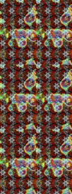 Manzaralı çiçek deseni. Çiçek kompozisyonu, el boyası, hassas şablon. Üst manzara, yumuşak gri renk tarzı. Sevgililer günü ve tebrik kartı konsepti için şık bir davet.