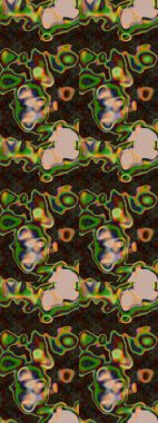 Eskiz Vintage Çiçek Deseni. Raster Kalça dokusu deseni.