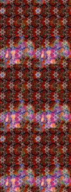 Raster suluboya çiçek deseni, narin çiçekler, kahverengi çiçekler, tebrik kartı şablonu. Raster Güzel kumaş deseni.