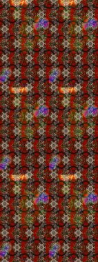 Çiçekli yumuşak bir eskiz şekli. Raster çiçekleri klasik tarzda çizilmiş. Kahverengi renklerde bahar çiçekleri. Raster illüstrasyonu.