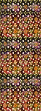 Organik elementler. Botanik çizim kalıbı. Suluboya etkisi. Raster deseni.