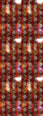 Raster çiçek desenli çiçek deseni, yapraklar, dekoratif elementler, sıçrama, lekeler, el çizimi kontur çizgileri ve Doodle çizim stili, grafik raster çizim çizimi.