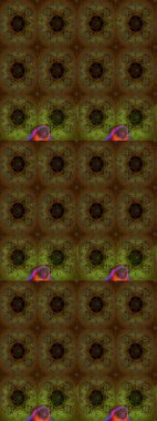 Modern stil dokusu. Çiçek desenli raster, kahverengi çizgi grafik deseni soyut raster arkaplan.