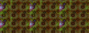 Nazik romantik baskı. Raster güzel bir çiçek deseni çizmiş. Kahverengi renkli çiçekler. Tatil havası. Bahar mevsimi.