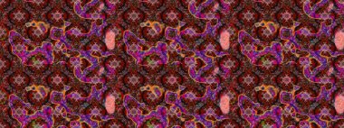 Yumuşak, bahar çiçekli arka plan. Çiçekli karalama şeklinde Raster çiçek deseni. Kahverengi renkte çiçekler.