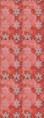 Çiçek arkaplan. Raster illüstrasyonu. Şirin tekstil tarzında pembe ve nötr renklerde. Çiçek duvar kâğıdı. Renkli, pürüzsüz desen.