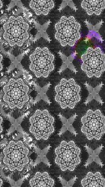 Küçük çiçekteki sevimli çiçek deseni. Gri renkli çiçekler.