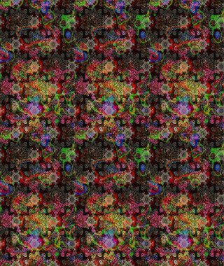 Süslü zentangle çizim dokusu, soyut çiçeklerle süslenmiş. Şekil verilmiş çiçeklerle eskiz deseni. Çiçek deseni duvar kağıdı, şablon dolguları ve web sayfası arkaplanı için kullanılabilir.