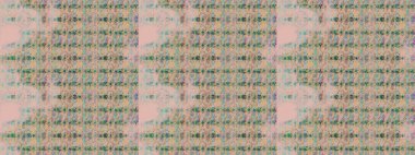 Raster illüstrasyonu. Şirin çiçekli eskiz deseni ve nötr ve bej renklerde yapraklar, suluboya çiçek deseni, duvar kağıdı, kart veya kumaş için fayanslı.