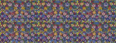 Kusursuz süs izi. Tebrik kartı geçmişi, boyama kitabı, arkaplan ve tekstil için kullanılabilir. Raster Henna tarzı. Etnik Mandala havlusu. Sınır Hindistan çiçek desenli paisley patentli.