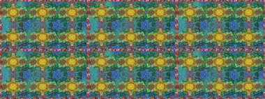 Küçük çiçekteki sevimli çiçek deseni. Modaya uygun kumaş deseni. Raster illüstrasyonu. Kusursuz Tony kumaş deseni.