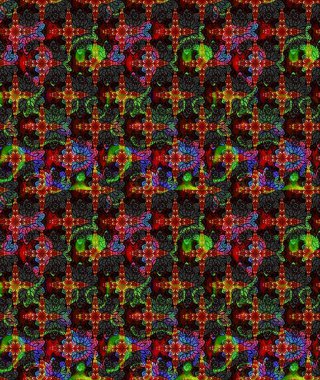 Renkli Bahar Teması eskiz kalıbı. Düz Çiçek Elementleri Tasarımı. Süslü kumaş deseni. Raster illüstrasyonunda çiçek deseni çizimi.