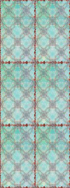 Kusursuz bir geçmişi var. Raster illüstrasyonu. Eski usul. Miles Fleur, süslü püslü bir süs. Tomurcukları papatya çiçekleri olan sevimli bir çiçek deseni. Kumaş, tekstil ve duvar kağıdı baskısı için..