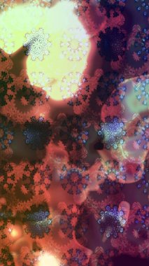 Parlak elementlerin. El çizimi Raster çizimi. Çizim çiçek deseni duvar kağıdı, web sitesi arkaplanı, paket kağıdı, davetiye, broşür, pankart veya web sitesi için kullanılabilir.