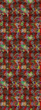 Raster Henna dövme stili. Kızılderili desenli desenli desenli şal deseni. Tekstil, tebrik kartı, boyama kitabı, telefon kılıfı baskısı için kullanılabilir. Etnik Mandala süsü.