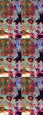 Gömlek, arka plan modelini çiz. Tropik çiçekler. Kahverengi renkte çiçekler.