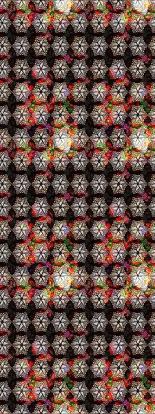 Düz Çiçek Elementleri Tasarım Raster illüstrasyonu. Siyah renkli çiçekler. Renkli Bahar temalı eskiz kalıbı. Çiçekli çiçek deseni, suluboya..