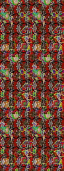 Raster Henna dövme stili. Kızılderili desenli desenli desenli şal deseni. Tekstil, tebrik kartı, boyama kitabı, telefon kılıfı baskısı için kullanılabilir. Etnik Mandala süsü.