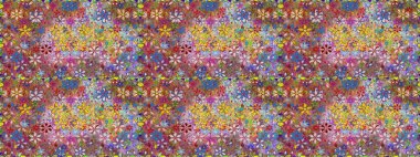 Tarafsız ve kahverengi renkte çiçekler. Hediye ambalaj kağıdı, tebrik kartları, posterler ve pankart tasarımı. Raster düz çiçekleri pürüzsüz desen.