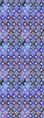 Çiçekler, dallar, bitkiler ve çiçekler. Raster illüstrasyonu. El çizimi. Güzel kumaş deseni.