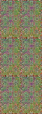 Yeşil ve nötr renklerde çiçeksiz. Şatafatlı bahar bahçesi dokusu. Çiçek deseni. Yeşil ve nötr renklerde çiçekler. Raster illüstrasyonu.