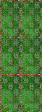 Küçük çiçekteki sevimli çiçek deseni. Yeşil ve nötr renkte çiçekler.