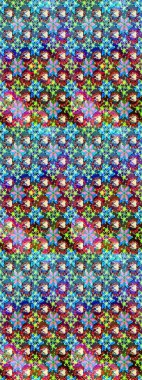 Ton halinde. Çiçeğin suluboya çizimlerinin mükemmel deseni. Dekorasyon ve tasarım için güzel bir desen. Suluboya desenli çiçek deseni. Moda yazdırma.