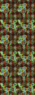 Fantezi çiçekli eskiz deseni, doğal duvar kağıdı, çiçek desenli kıvrım çizimi. Paisley el çizimi elementler. Ev dekoru.