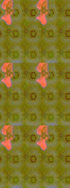 Renkli grunge, soyut arkaplanı colokahverengi çiçeklerle süslüyor. Nakış desenli çiçek deseni. İzler, kumaş, duvar kağıtları, tekstil için raster dokusu.