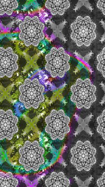 Doodle çiçekler ve dalları, otlar ve çiçekler. Elle çizilmiş. Raster resim. Güzel kumaş deseni.