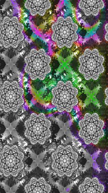 Çiçekli çiçek deseni, suluboya. Gri renkli çiçekler. Renkli Bahar Teması eskiz kalıbı. Düz Çiçek Elementleri Tasarımı. Raster illüstrasyonu.