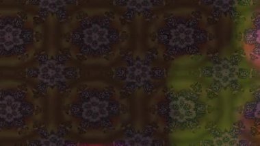 Renkli unsurlarla hareketli arka plan görüntüleri. Çiçekler. Eski model. Bayrak tarzı. Video kaydı. Şablon. Döngü. Kusursuz.. 