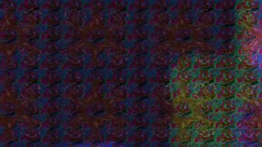 Renkli unsurlarla hareketli arka plan görüntüleri. Çiçekler. Eski model. Bayrak tarzı. Video kaydı. Şablon. Döngü. Kusursuz..