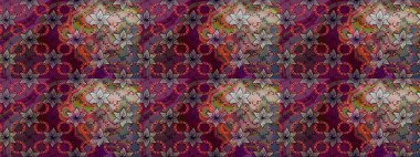 Kahverengi renkli çiçekler. Kahverengi renkte çiçek eskizi. Çiçek deseni. Şatafatlı bahar bahçesi dokusu. Raster illüstrasyonu.