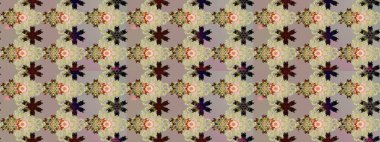 Raster illüstrasyonu. Gri renklerde bahar çiçekleri. Raster çiçek desenli ve çiçekli..