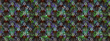 Çizim çiçek deseni duvar kağıdı, web sitesi arka planı, ambalaj kağıdı, davetiye, broşür, afiş veya web sitesi için kullanılabilir. El çizimi Raster çizimi. Karalama elementleri.