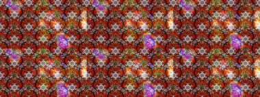 Çiçekli karalama şeklinde Raster çiçek deseni. Yumuşak, bahar çiçekli arka plan. Kahverengi renkte çiçekler.