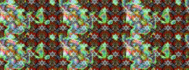 Sevimli çiçek raster deseni. Modaya uygun kumaş deseni. Renkli Yaz Temalı eskiz kalıbı. Düz Çiçek Elementleri Tasarımı.