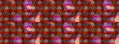 Raster illüstrasyonundaki çiçek desenli çizim. Kahverengi renkli çiçekler. Renkli Yaz Temalı eskiz kalıbı. Düz Çiçek Elementleri Tasarımı.