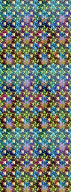 Çiçek desenli eskiz. Mavi renkli çiçekler. Tişört baskısı için çiçek boyama rasteriName.