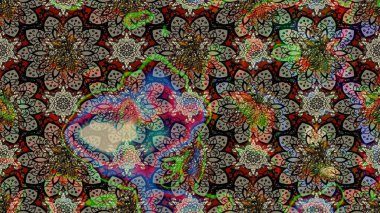 El çizimi. Çiçekli eskiz deseni. Gri renkli çiçekler. Suluboya çizimi.