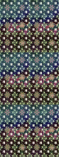 Sevimli çiçek raster deseni. Düz Çiçek Elementleri Tasarımı. Kahverengi renkli çiçekler. Renk Bahar Teması eskiz şablonu.