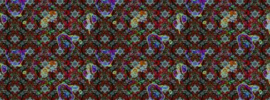 Doğal kozmetik ürünleri, parfüm, çiçekçi dükkanı için bahar ihalesi tasarımı. Karşılama ya da düğün geçmişi olarak kullanılabilir. Paket kağıdı için en iyisi. Kahverengi lale çiçekleriyle Raster eskiz deseni.