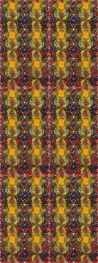 Düğün davetiyeleri için çiçek deseni, tebrik kartları, hatıra defteri, baskı, paket, imalat. Kahverengi ve sarı çiçekli suluboya şekilli zarif, pürüzsüz desen, tasarım elementleri. Düzenlenebilir.