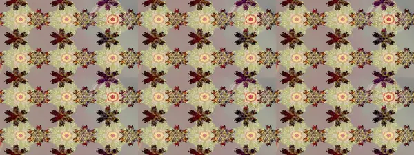 Çiçek desenli çizim. Renkli Bahar Teması eskiz kalıbı. Güzel kumaş deseni. Raster illüstrasyonu. Düz Çiçek Elementleri Tasarımı. Asya tekstil tarzında.