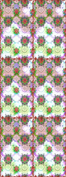 Tarafsız ve yeşil renklerde çiçekler. Raster düz çiçekleri pürüzsüz desen. Tasarım hediye paketi, tebrik kartları, posterler ve afiş tasarımı.