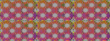 Küçük çiçekteki sevimli çiçek deseni. Gri ve kahverengi renkte çiçekler.