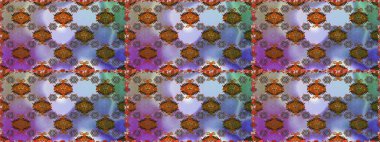 Kahverengi ve nötr renklerde çiçekler. Düz Çiçek Elementleri Tasarımı. Renkli Bahar Temalı Kusursuz Arkaplan. Sevimli çiçek raster deseni.